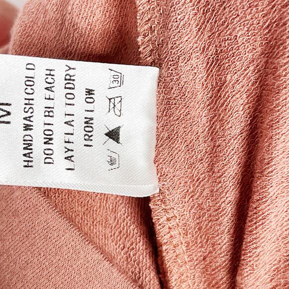 La Miel Poppy Drawstring Sweat Pants Lounge Medium M Pockets Lisle Stretch - Picture 10 of 10